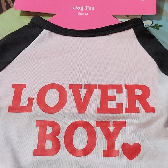 Other - Lover Boy Dog/pet Tee - Black and White